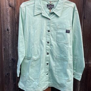 Wildfang Mint Green Button-Up Shirt
